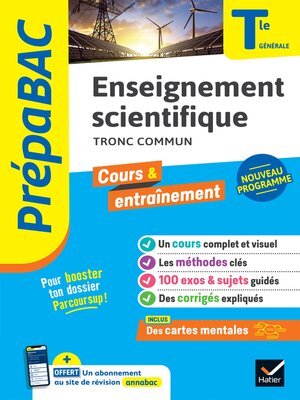 cover image of Prépabac--Enseignement scientifique Tle générale--Bac 2025